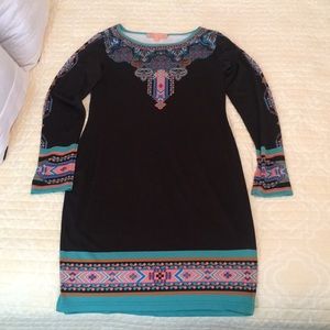 Navaho Pattern Dress By Peach Puff